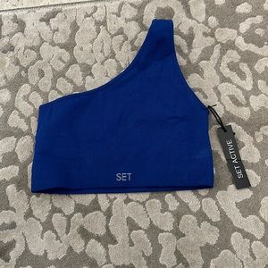 Sculptflex Ribbed One Shoulder Bra